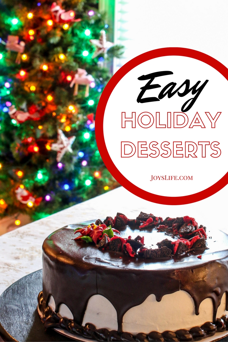 easy holiday desserts