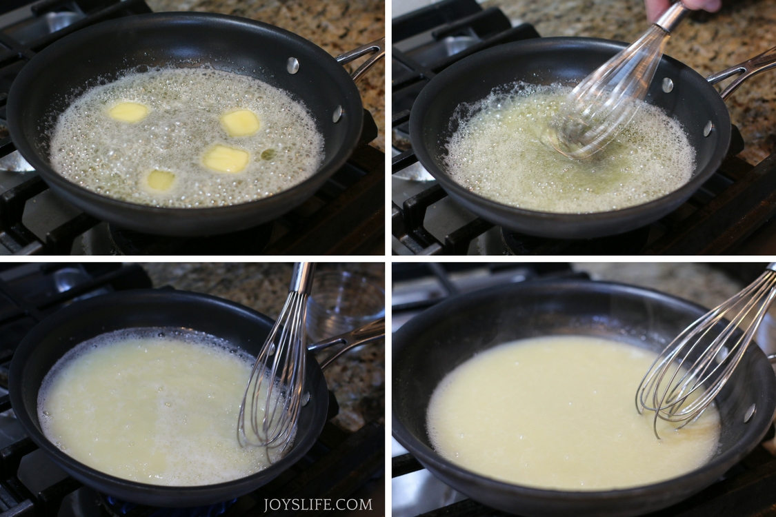 lemon caper sauce stages