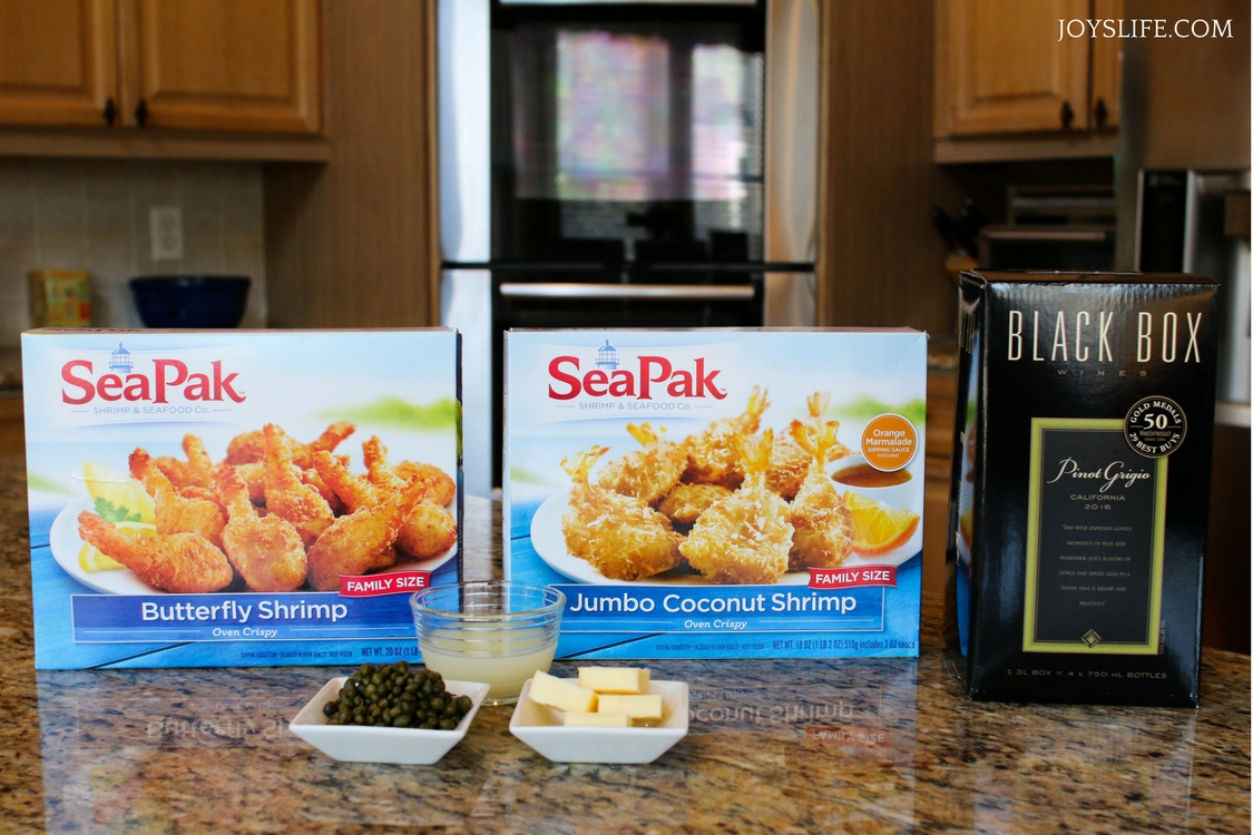 SeaPak butterfly and coconut shrimp