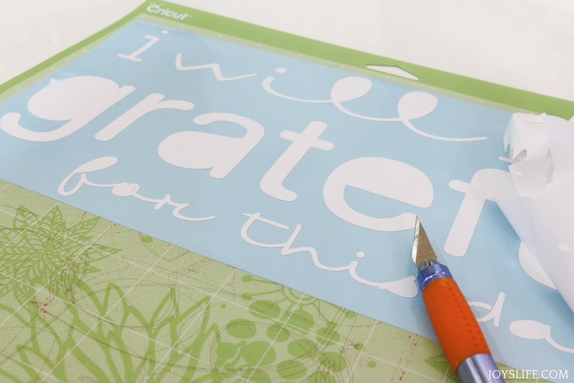 How to use Cricut Stencil Vinyl 