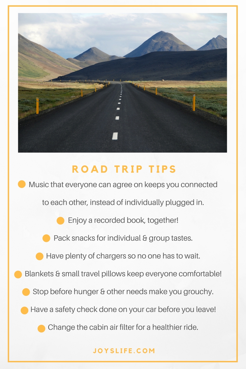 road trip tips 2017