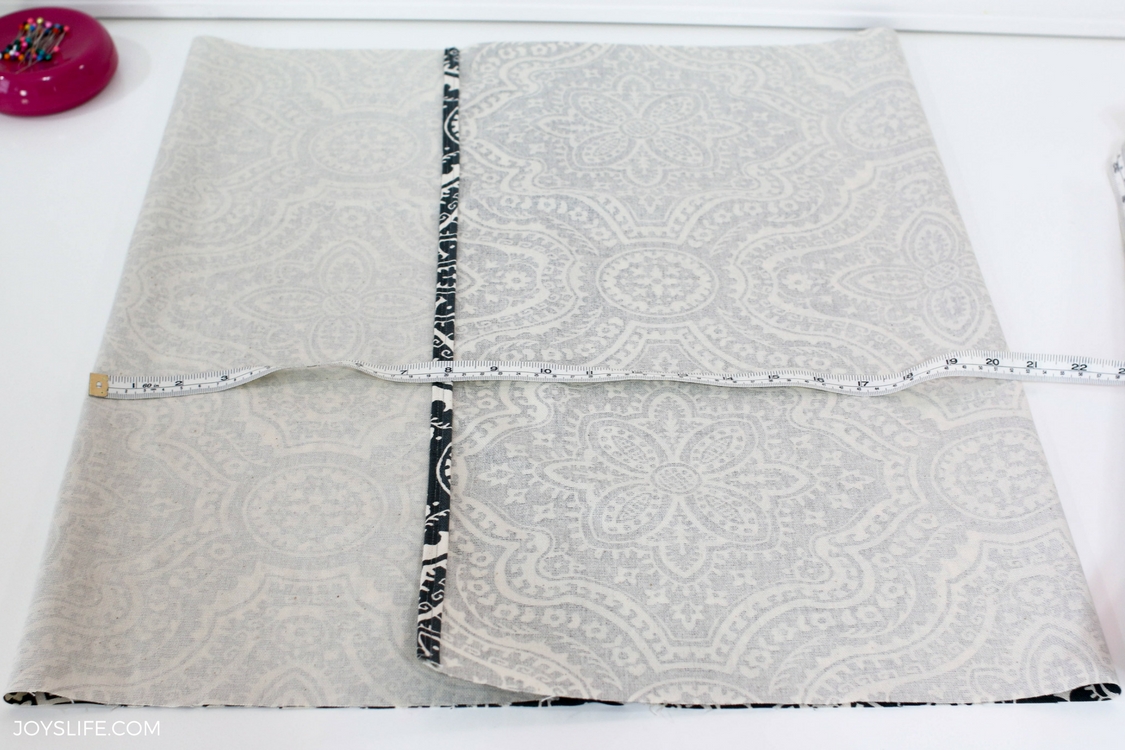 folded envelope pillow