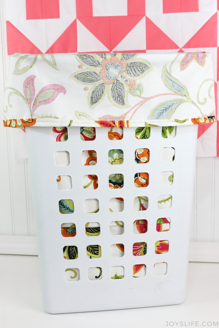 folded laundry hamper liner