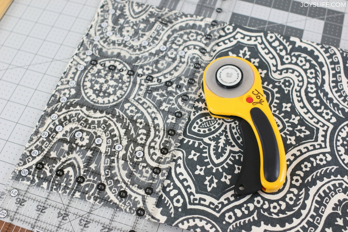 paisley pillowcase cutting mat