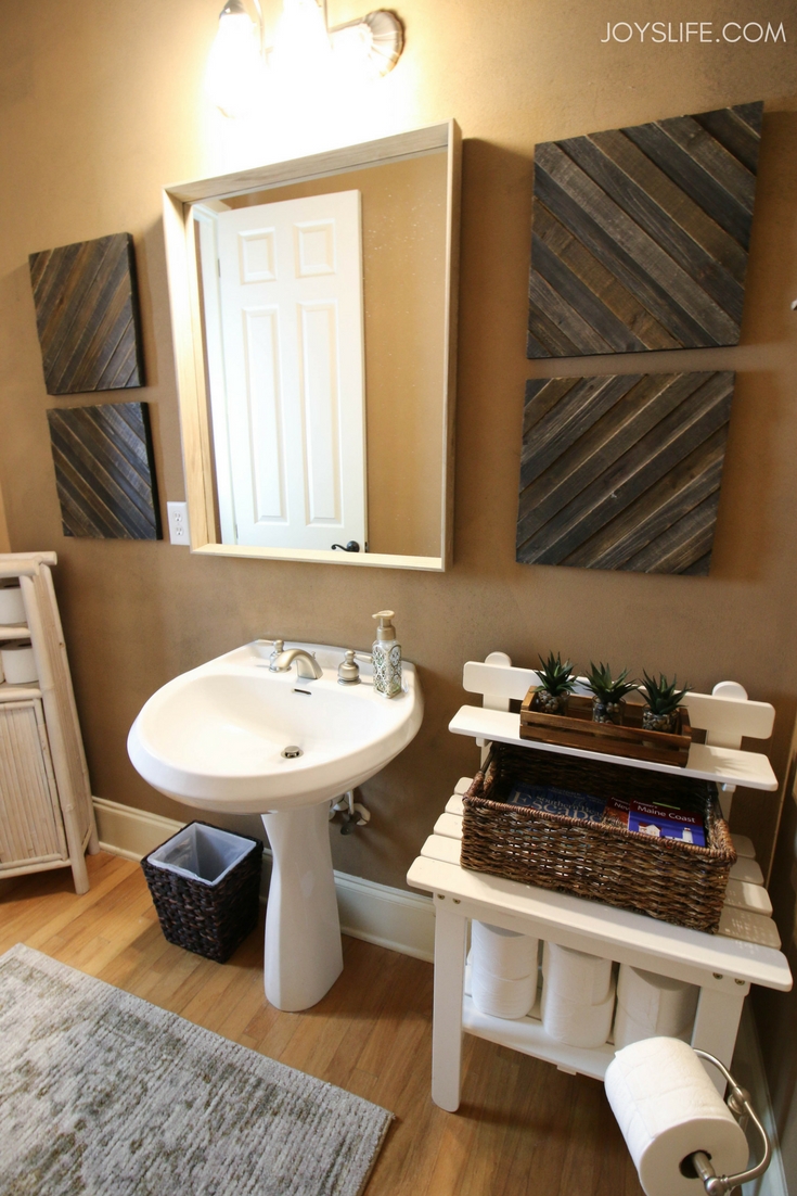 farmhouse style bathroom refresh