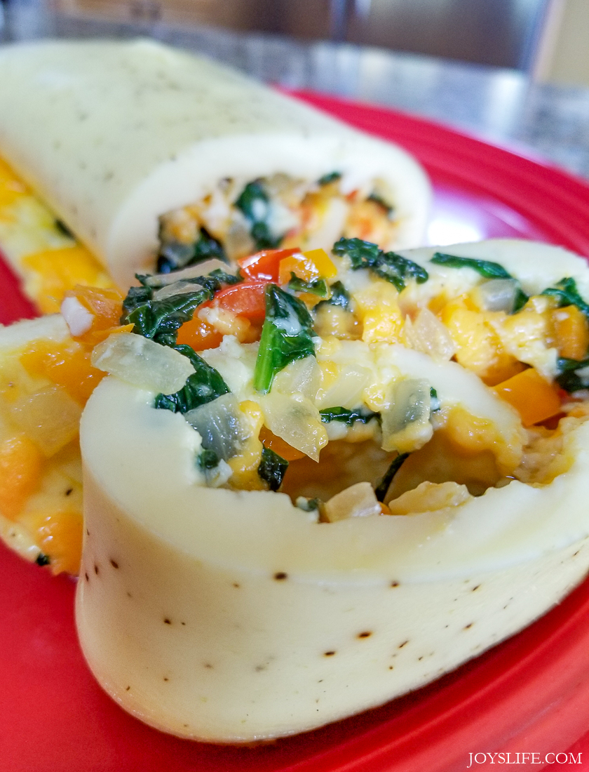 Baked Spinach Omelet Roll