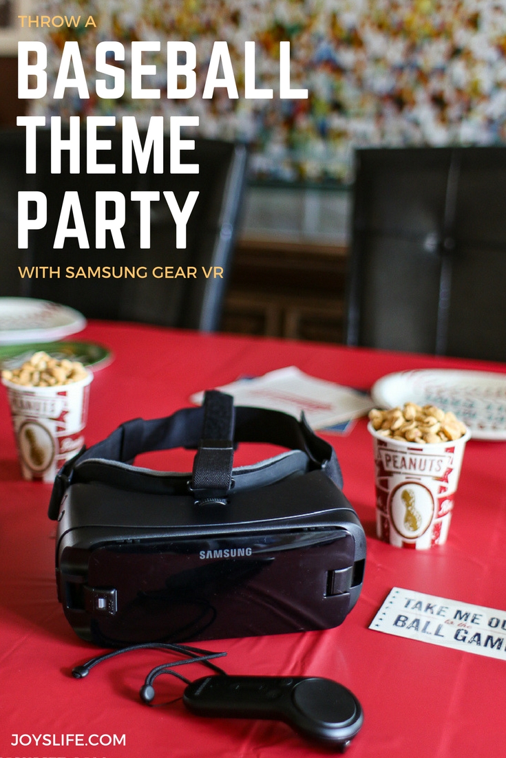 baseball theme party with samsung gear vr Intel True VR app