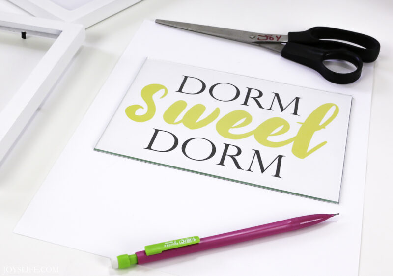 Dorm Sweet Dorm Printable – Joy's Life