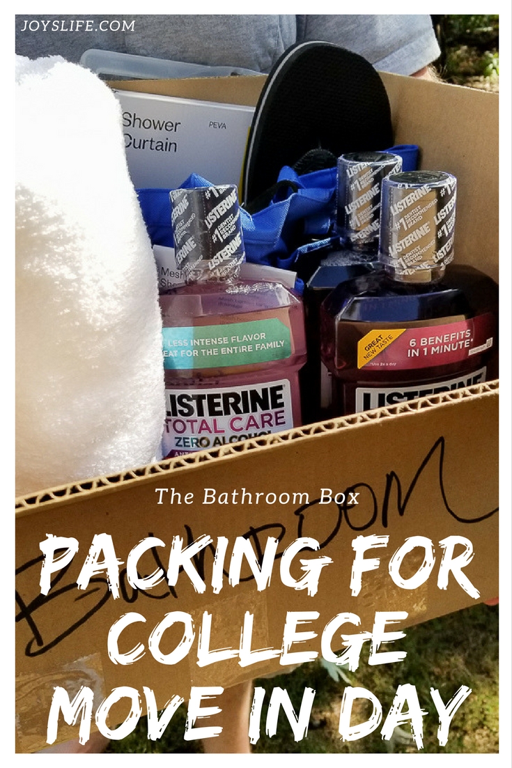 Packing for College Move In Day – The Bathroom Box