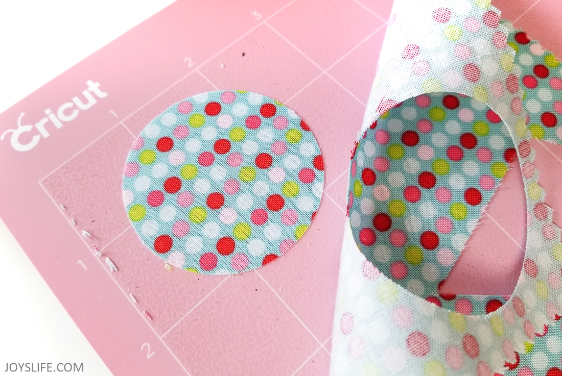 Cricut Maker 2 inch fabric circle cut