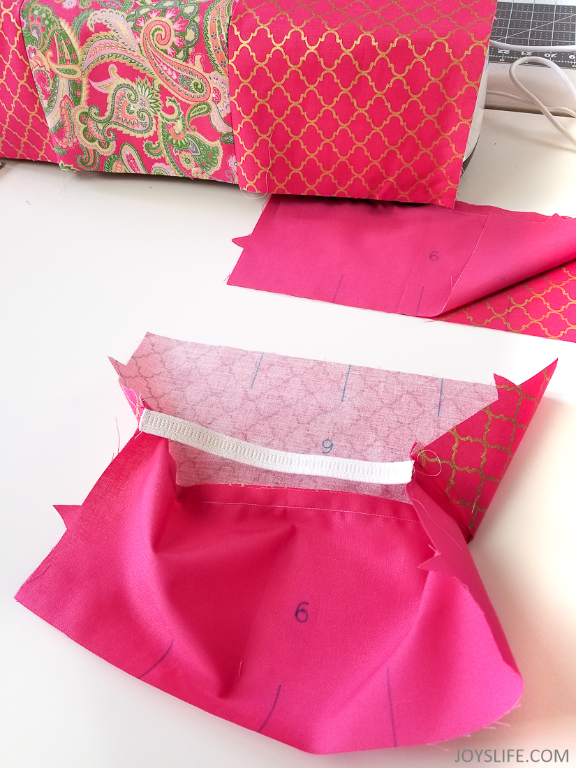 Cricut Maker dustcover pocket elastic sides sewn