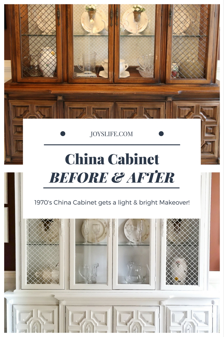 China Cabinet Makeover Pinterest Before and After