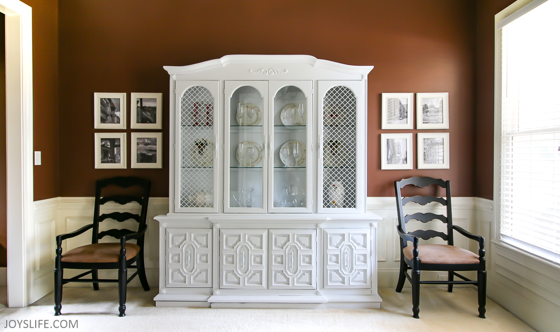 China Cabinet Makeover After