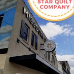 Exterior view of Missouri Star Quilt Company’s main shop on Main Street in Hamilton, Missouri.