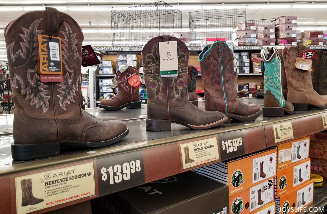 boots at the Tractor Supply Co