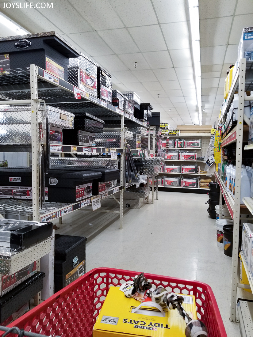 truck workbox aisle at Tractor Supply Co