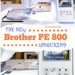 Brother PE 800 Embroidery Machine Unboxing #brotherPE800 #embroidery #machineembroidery
