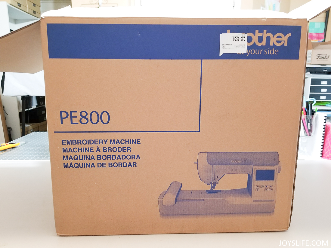 Brother PE 800 box #brotherPE800 #embroidery #machineembroidery
