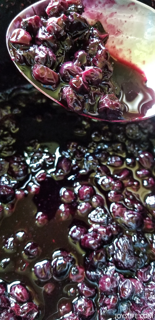 fresh blueberry compote recipe #blueberrycompote