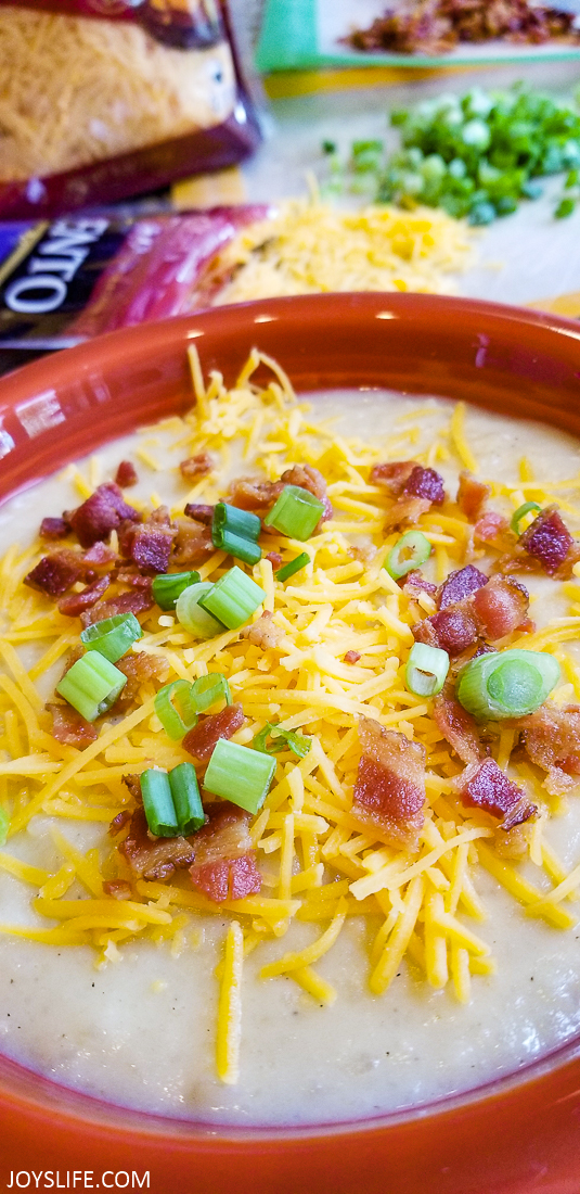 cheesy potato soup recipe joyslife