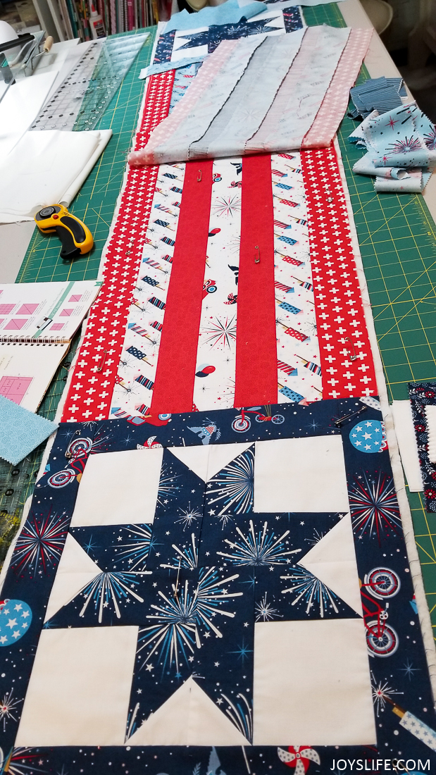 stars and stripes quilt table runner