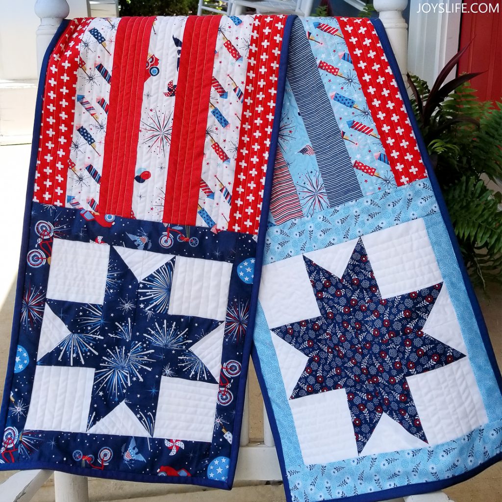 Stars and Stripes Table Runner joyslife covered porch