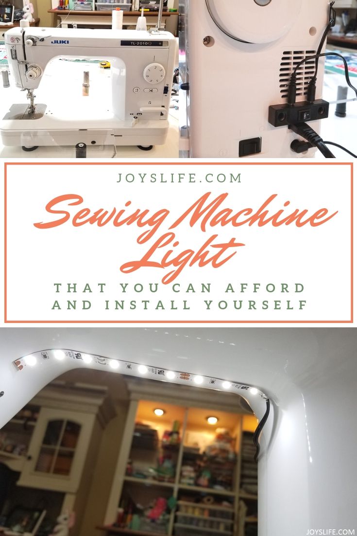 Sewing Machine Light that You Can Afford and Install Yourself