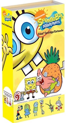 Cricut SpongeBob Cartridge Contents