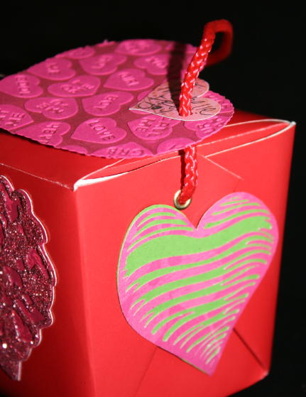 Takeout Style Valentine Gift Box