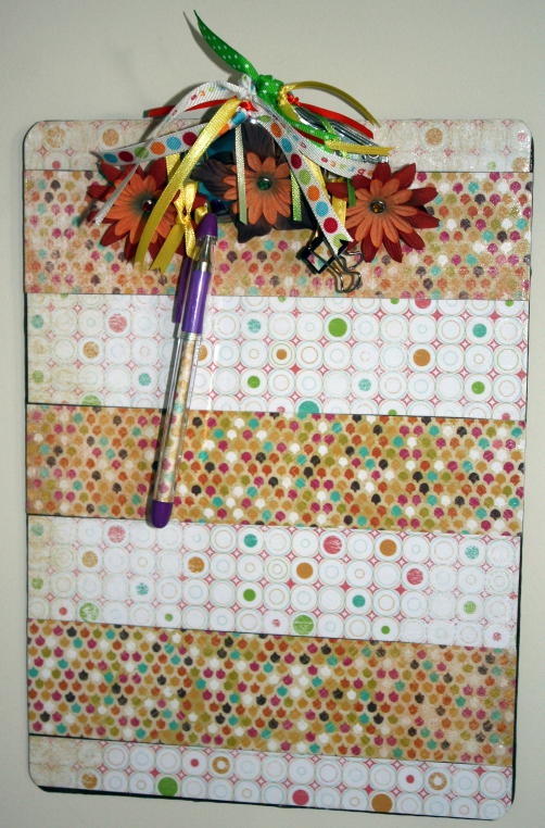 Make a Mod Podge Altered Clipboard & Matching Pen