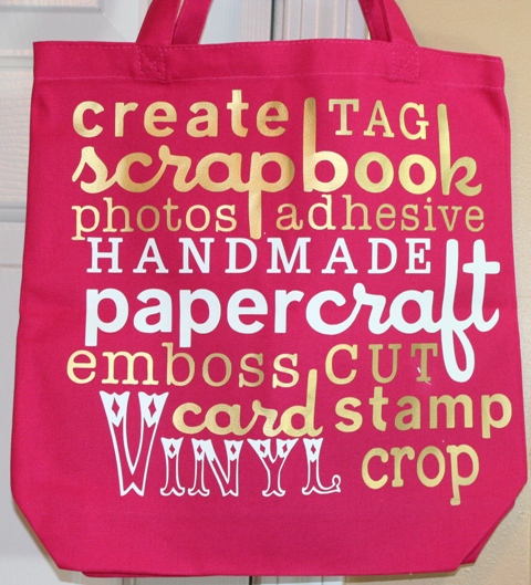 Scrapbook tote bag hot sale