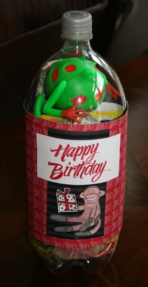 2 liter bottle gifts inside